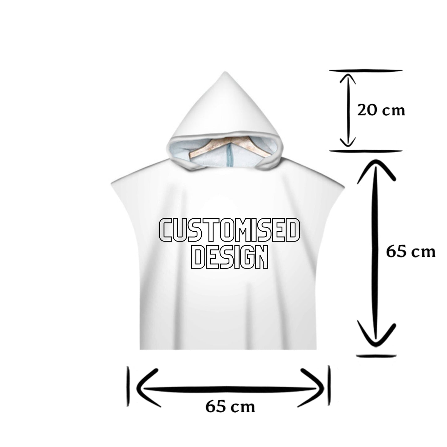 Kinder Poncho Handtuch – Individuelles Design