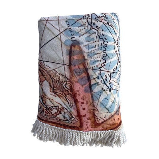 Round Beach Towel - Dolphin - Dropbear Outdoors