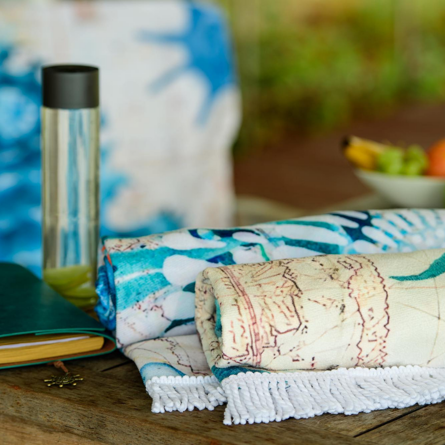 Rundes Strandhandtuch – Individuelles Design