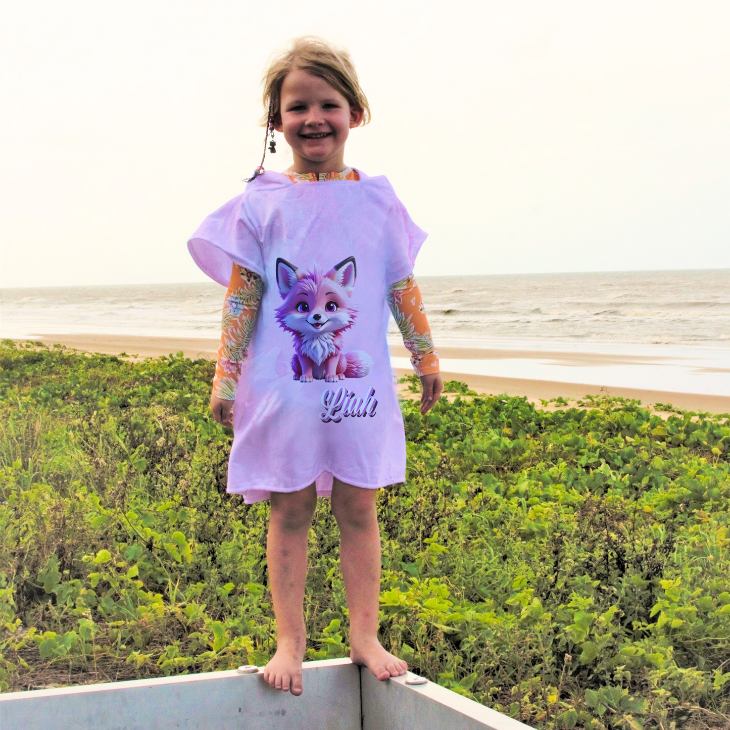 Kinder Poncho Handtuch – Individuelles Design