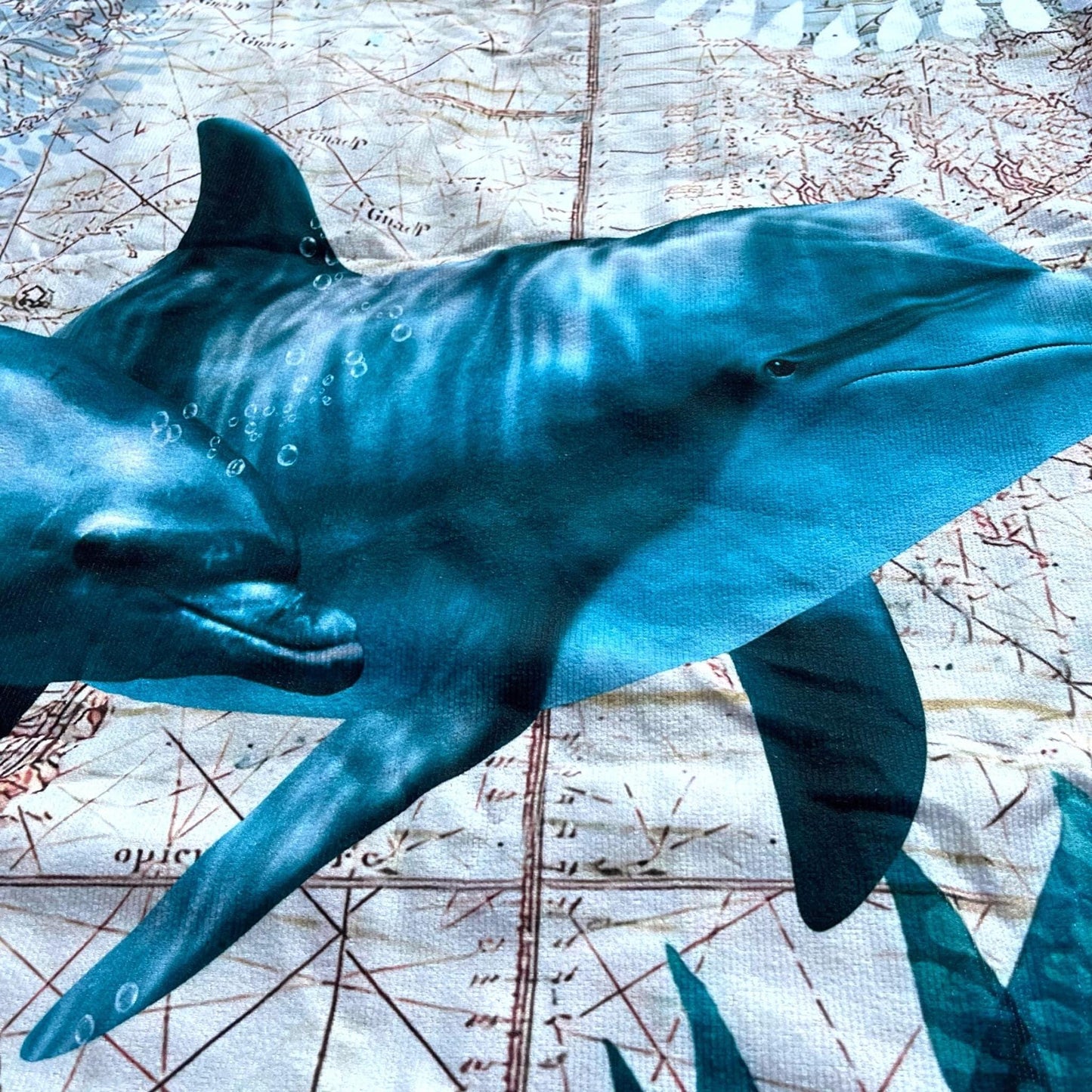 Adult Poncho Towel - Dolphin - Dropbear Outdoors