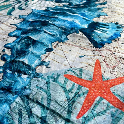 Adult Poncho Towel - Seahorse - Dropbear Outdoors