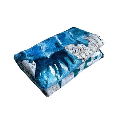 Adult Poncho Towel - Seahorse - Dropbear Outdoors