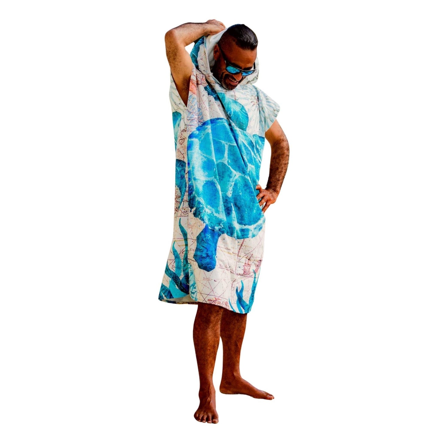 Adult Poncho Towel - Turtle - Dropbear Outdoors