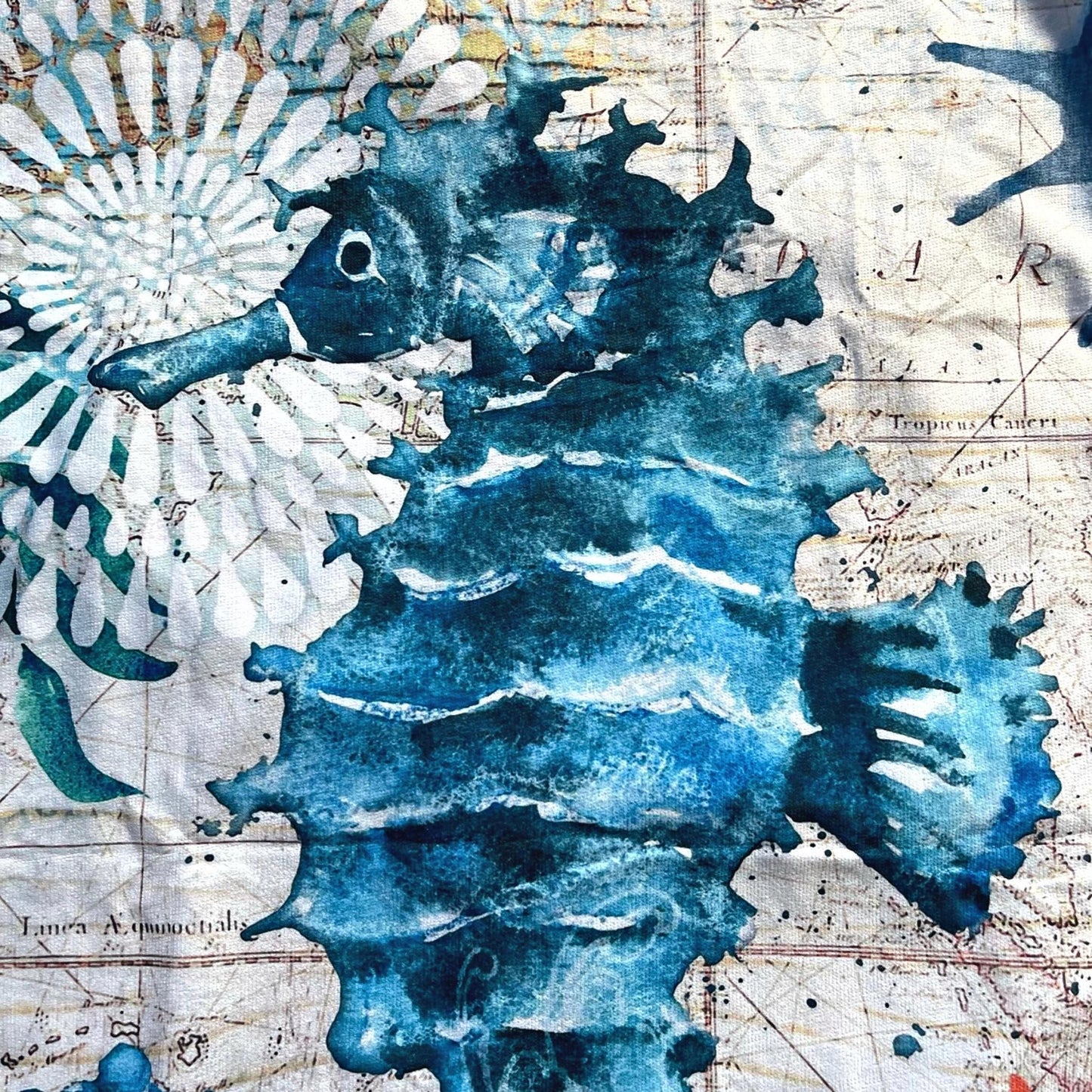 Adult Poncho Towel - Seahorse - Dropbear Outdoors