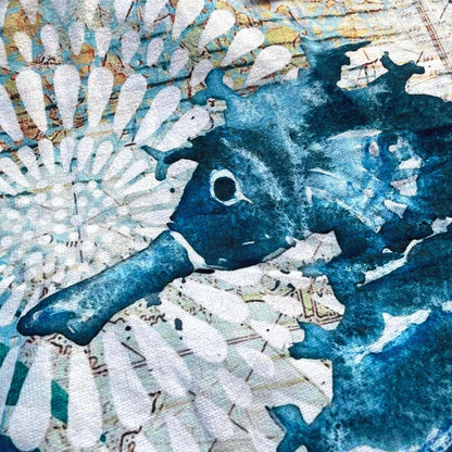 Adult Poncho Towel - Seahorse - Dropbear Outdoors