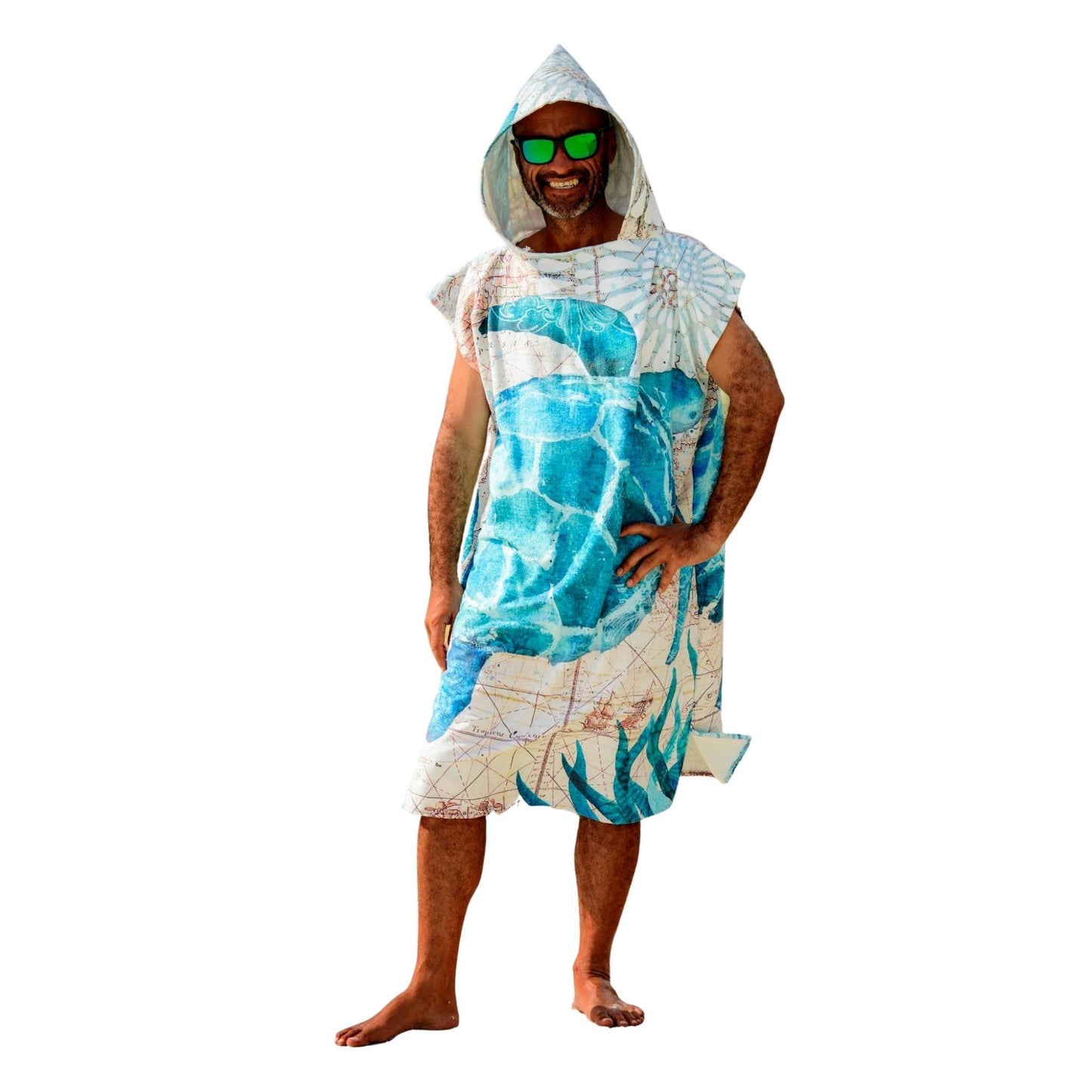 Adult Poncho Towel - Turtle - Dropbear Outdoors
