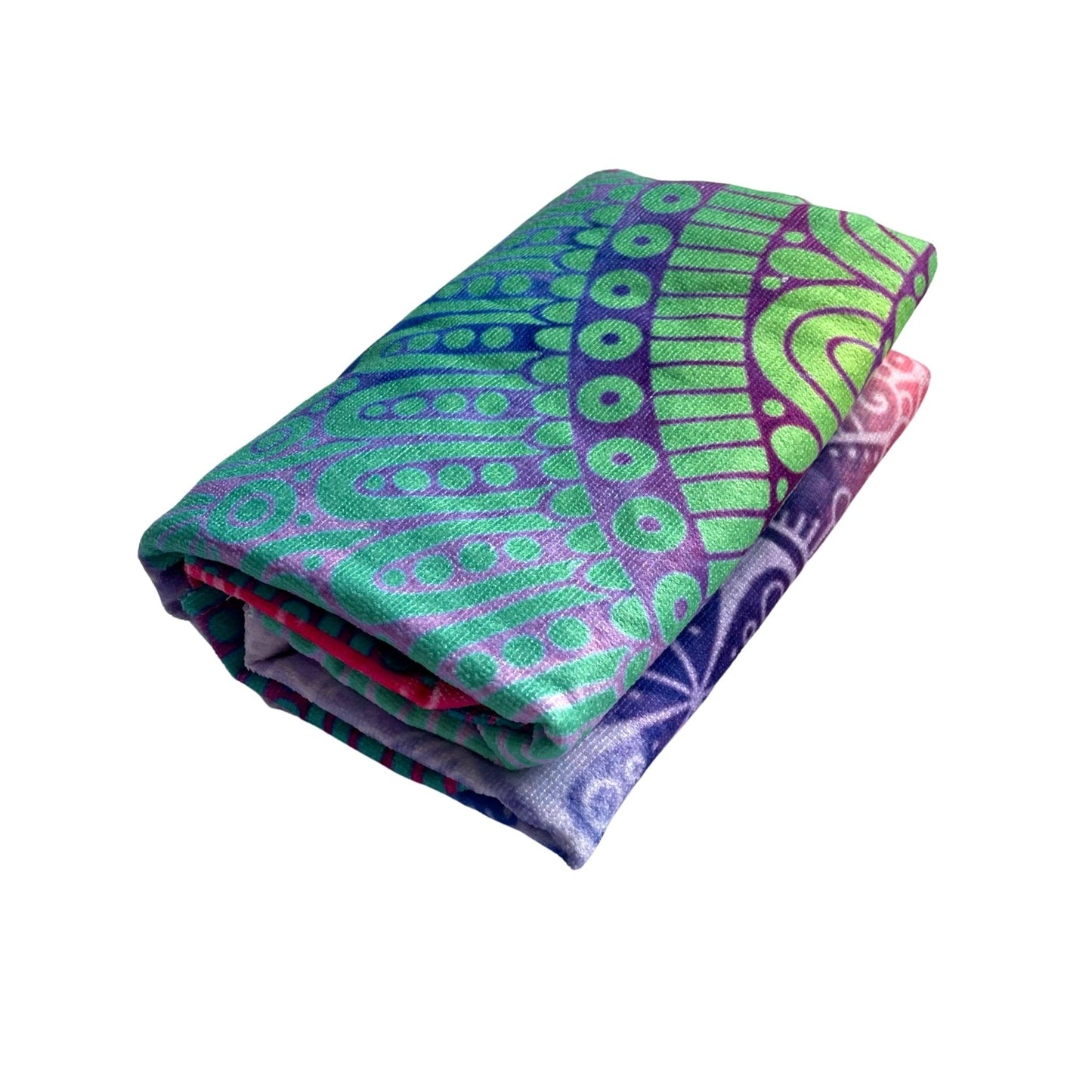 Adult Poncho Towel - Oriental Mandala - Dropbear Outdoors