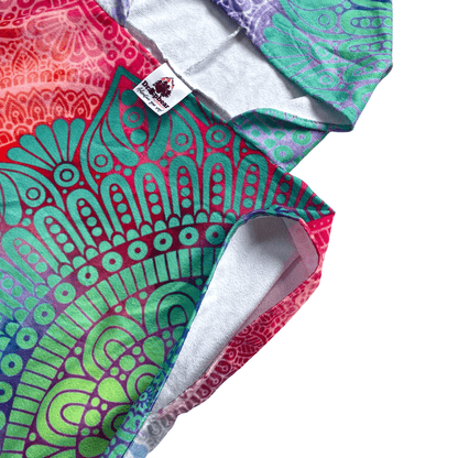Adult Poncho Towel - Oriental Mandala - Dropbear Outdoors