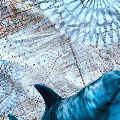 Adult Poncho Towel - Dolphin - Dropbear Outdoors