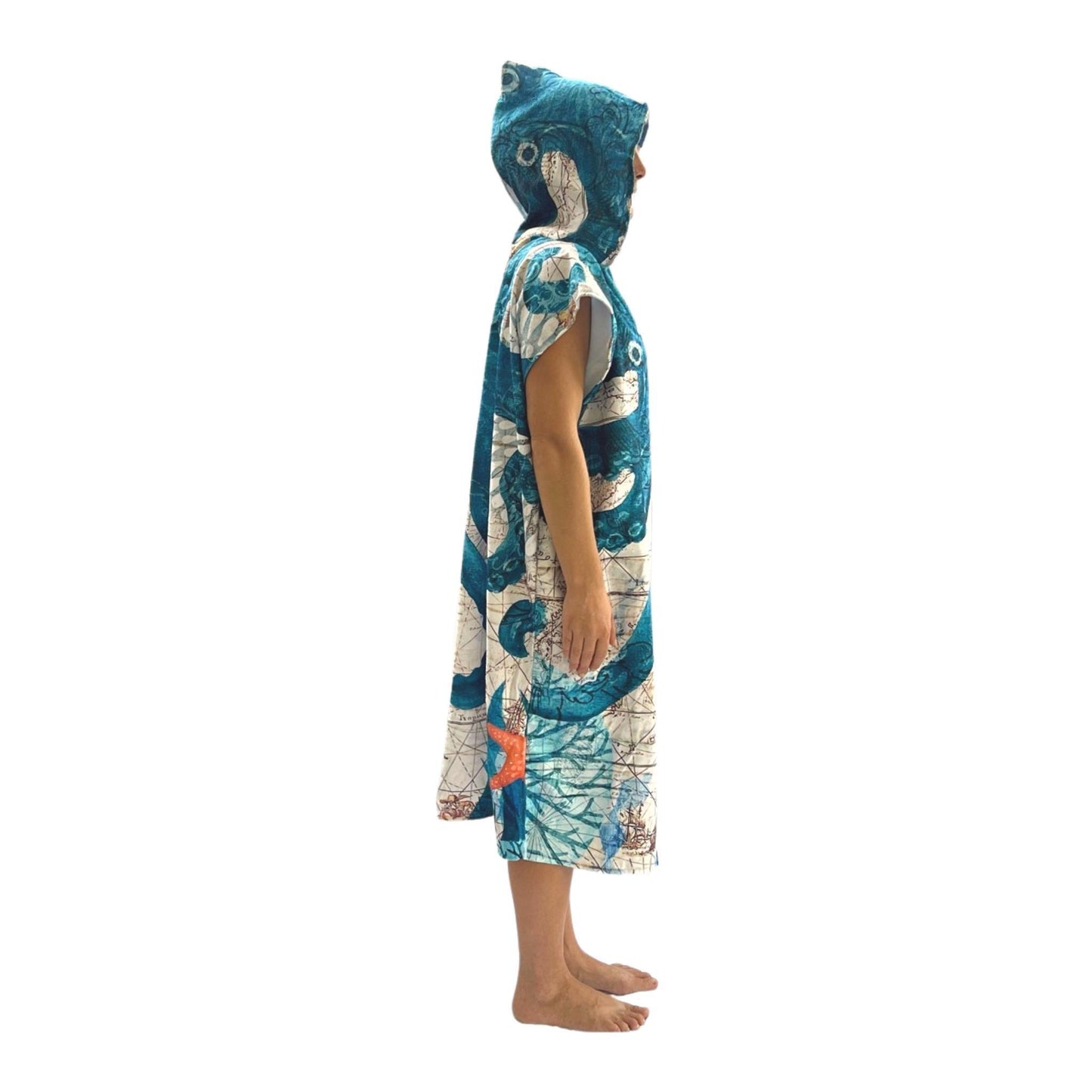 Adult Poncho Towel - Octopus - Dropbear Outdoors