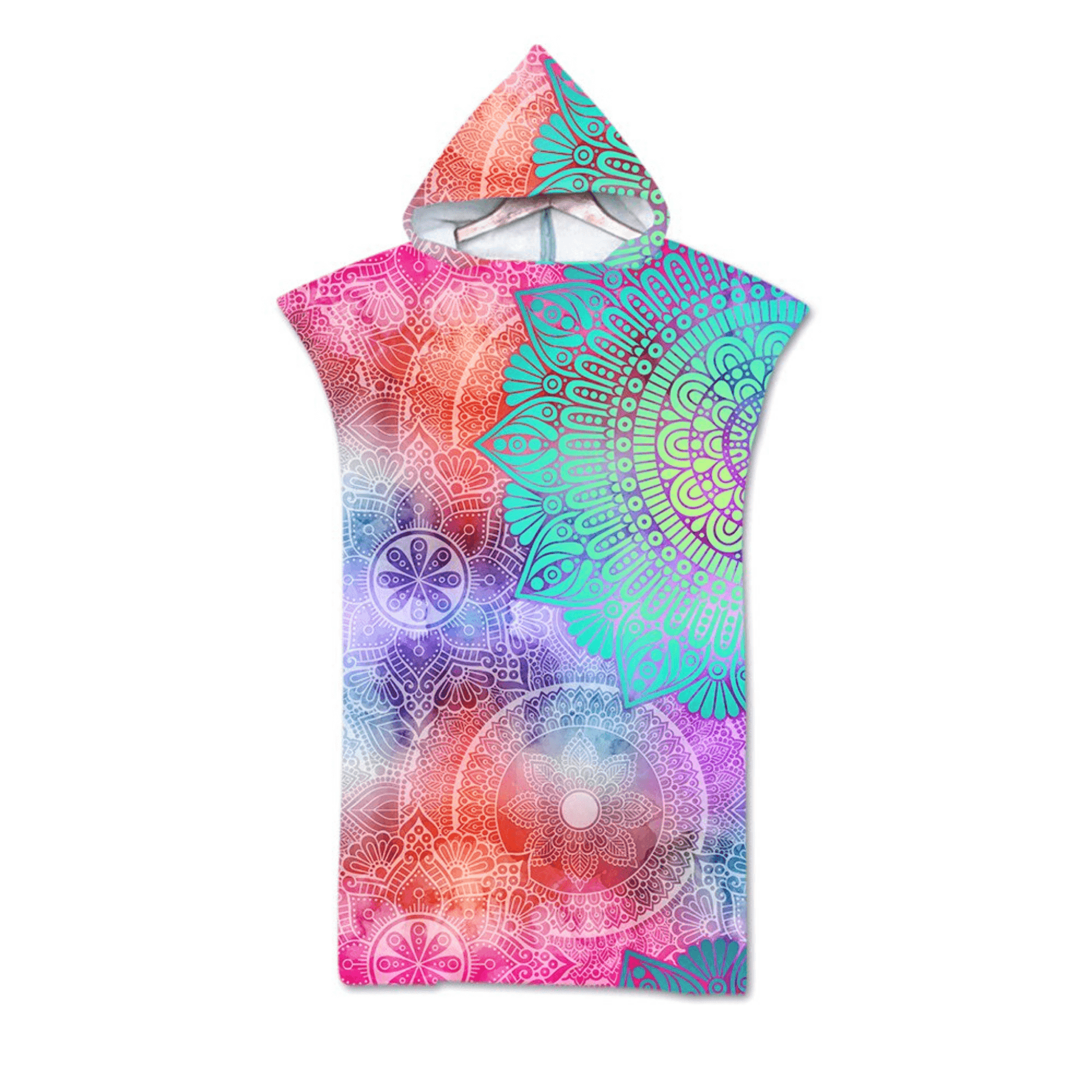 Adult Poncho Towel - Oriental Mandala - Dropbear Outdoors