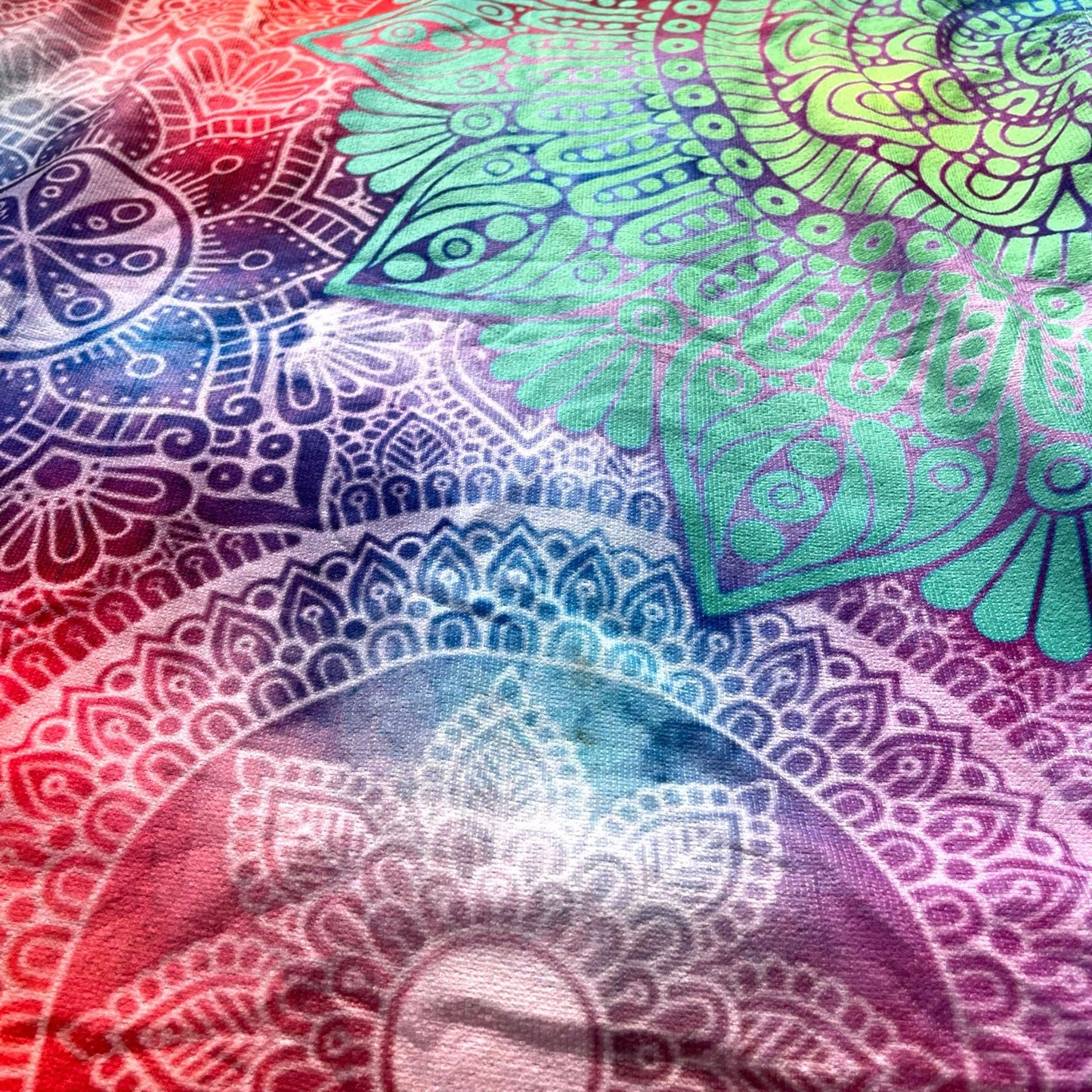 Adult Poncho Towel - Oriental Mandala - Dropbear Outdoors