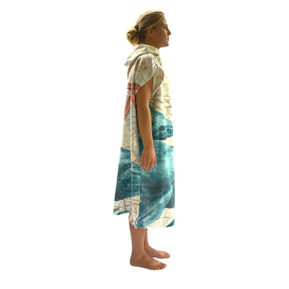Adult Poncho Towel - Whale - Dropbear Outdoors