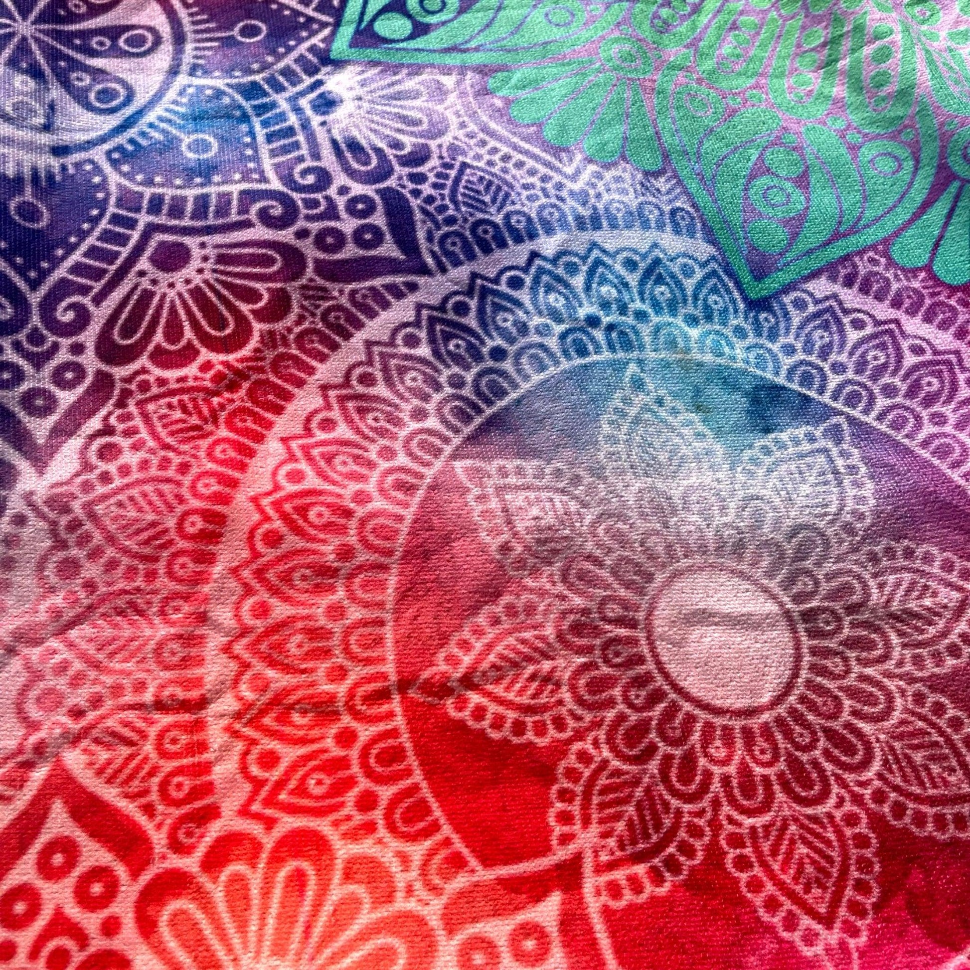 Adult Poncho Towel - Oriental Mandala - Dropbear Outdoors