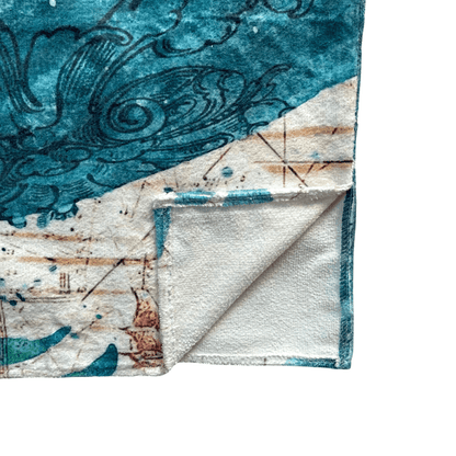 Adult Poncho Towel - Whale - Dropbear Outdoors
