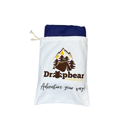 Poncho Handtuch für Erwachsene – Personalisierbar – Marineblau