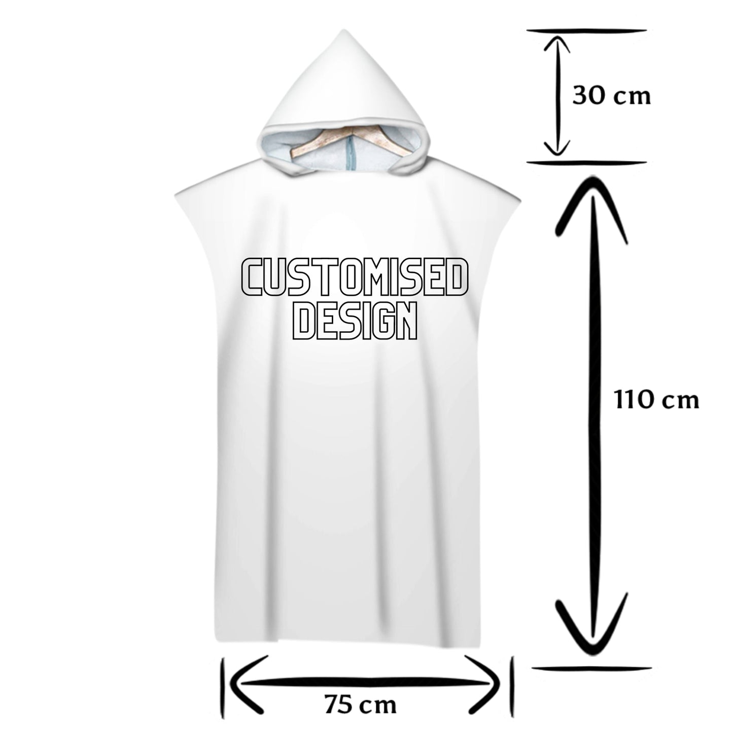 Poncho Handtuch Erwachsene – Individuelles Design