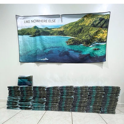 Personalisierte Mikrofaserhandtücher – leicht und schnelltrocknend