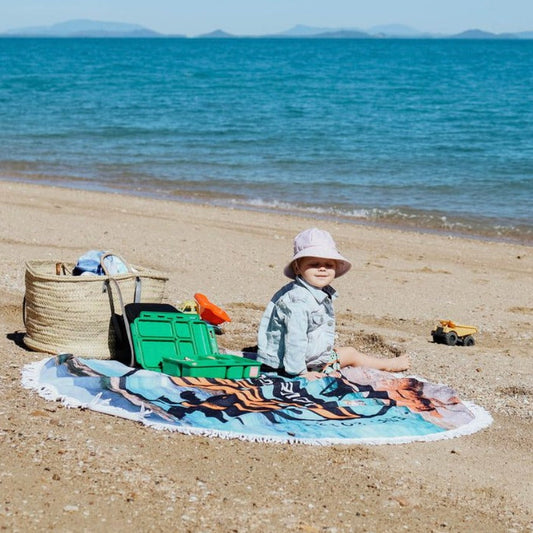 Rundes Strandhandtuch – Individuelles Design