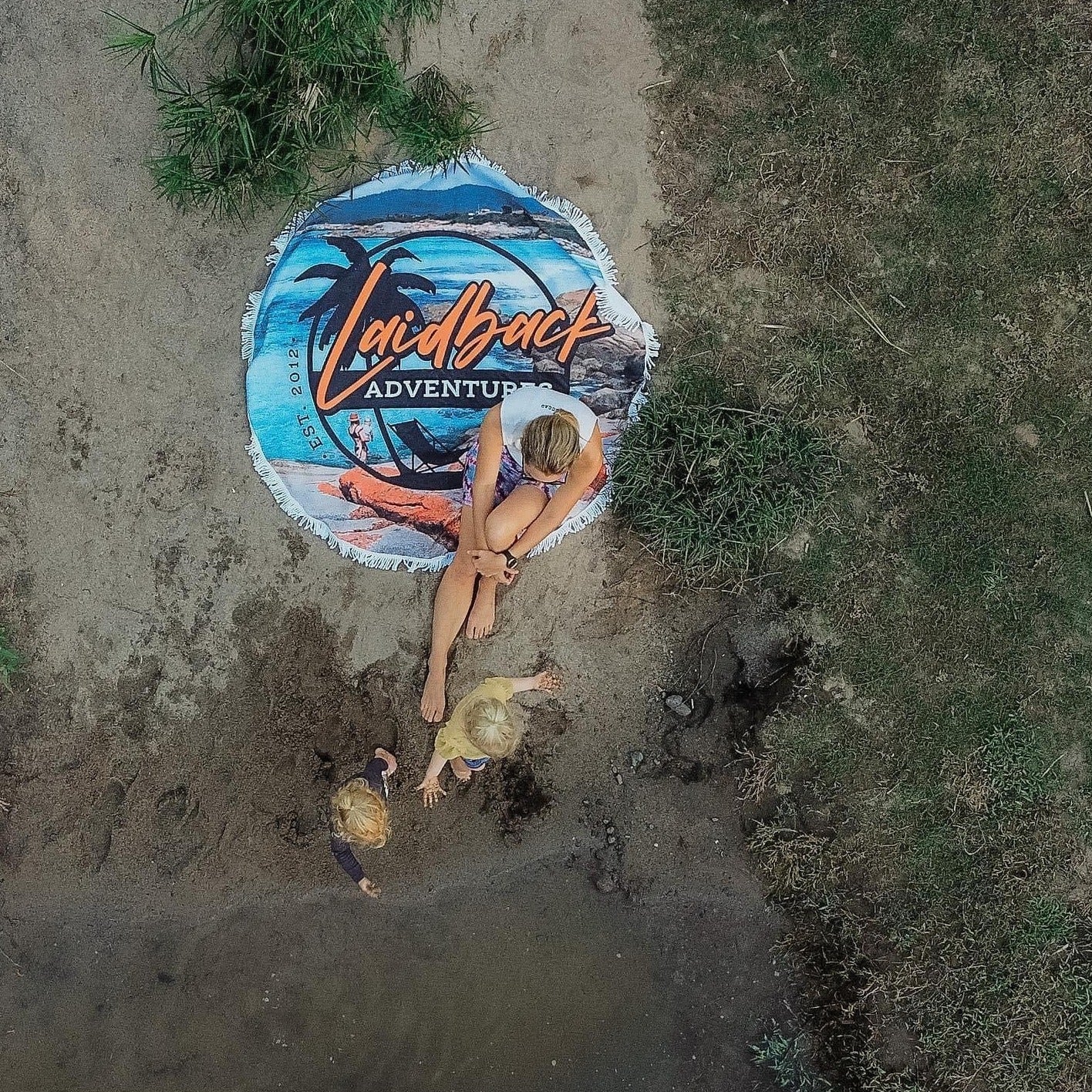 Rundes Strandhandtuch – Individuelles Design