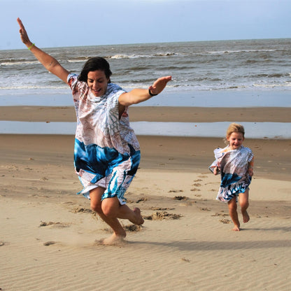 Kids Poncho Towel - Dolphin - Dropbear Outdoors