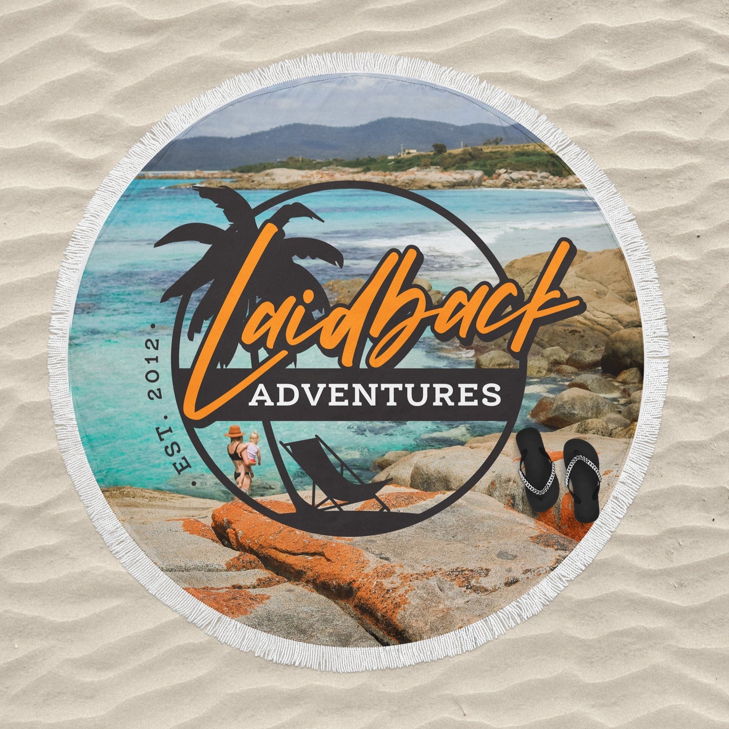 Rundes Strandhandtuch – Individuelles Design