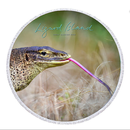 Rundes Strandhandtuch – Individuelles Design