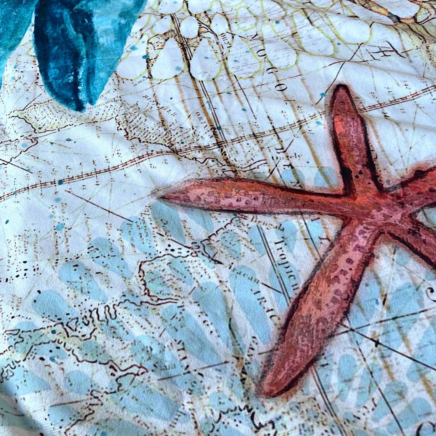 Round Beach Towel - Whale - Dropbear Outdoors