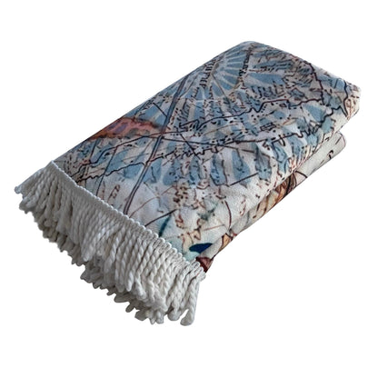 Round Beach Towel - Dolphin - Dropbear Outdoors