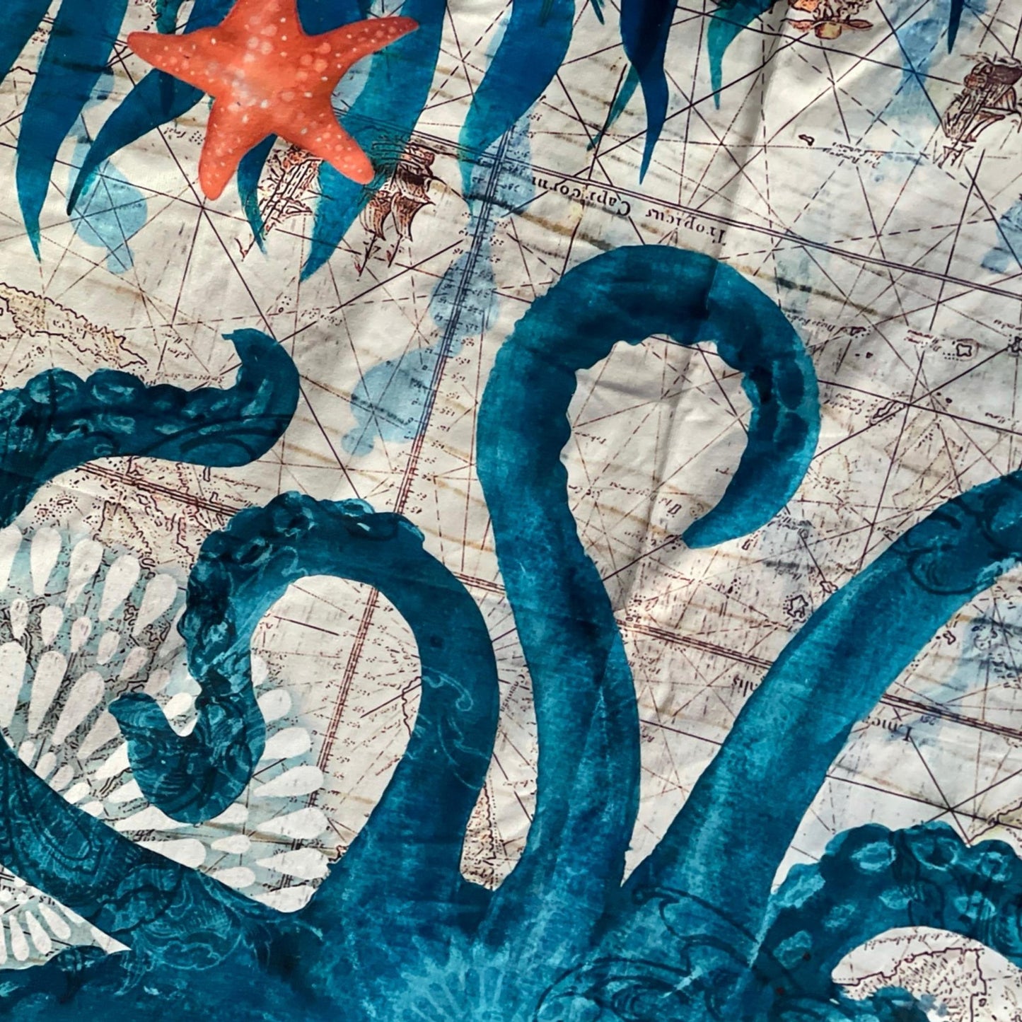 Round Beach Towel - Octopus - Dropbear Outdoors