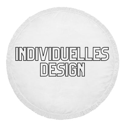 Rundes Strandhandtuch – Individuelles Design
